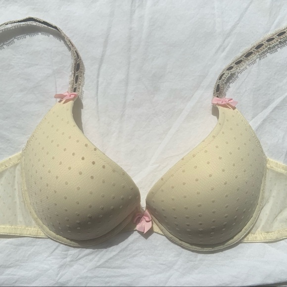 Lace Polka Dot Bra - Picture 1 of 4